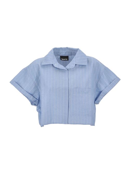 camicia DISCLAIMER | 26EDS55621CELESTE LUREX